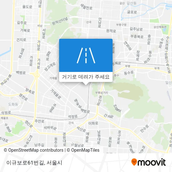 이규보로61번길 지도