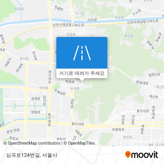 심곡로124번길 지도