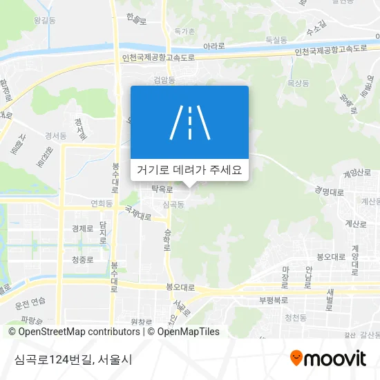 심곡로124번길 지도
