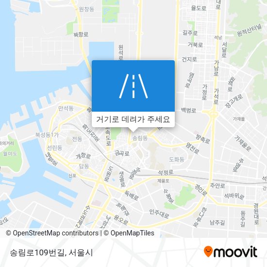 송림로109번길 지도