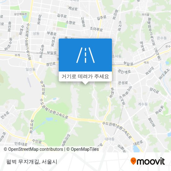 펄벅 무지개길 지도