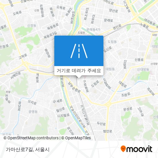 가마산로7길 지도