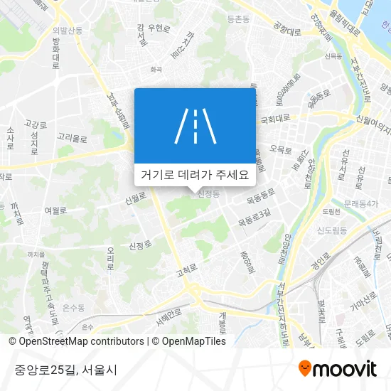 중앙로25길 지도