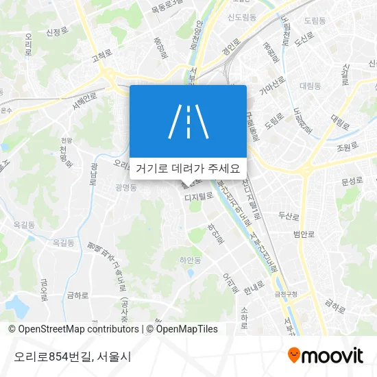 오리로854번길 지도