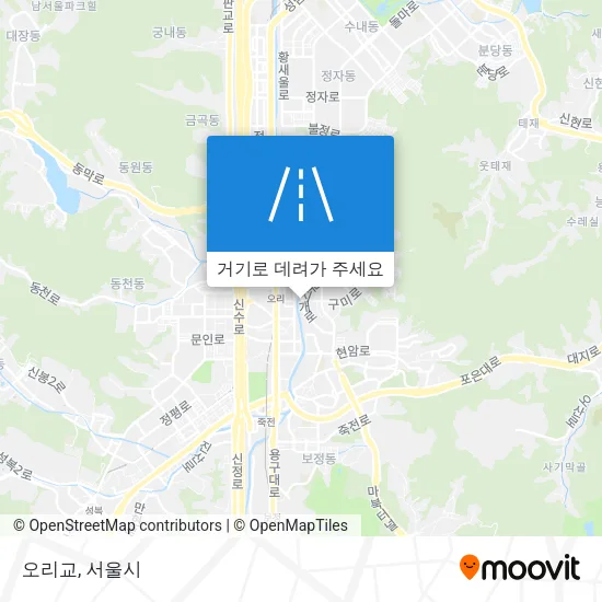 오리교 지도