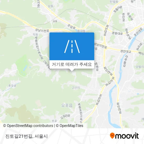 진토길21번길 지도