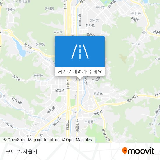 구미로 지도