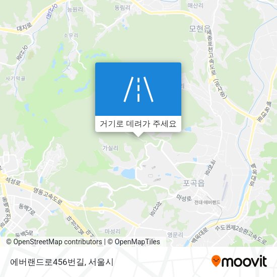 에버랜드로456번길 지도