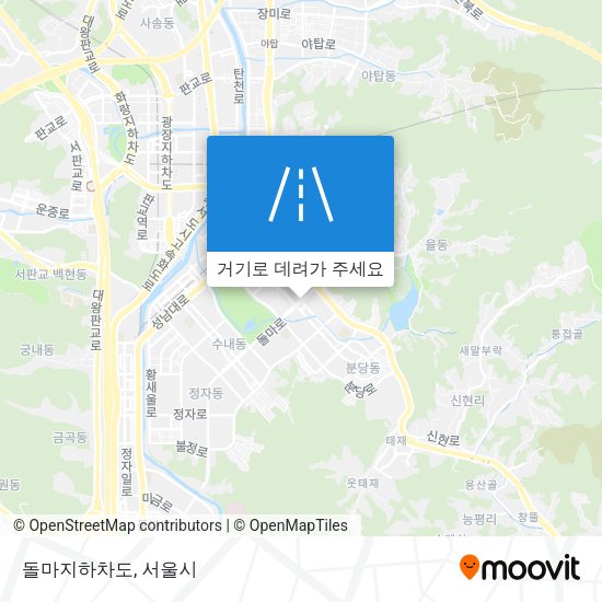 돌마지하차도 지도