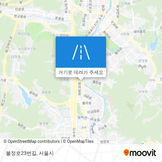 불정로23번길 지도