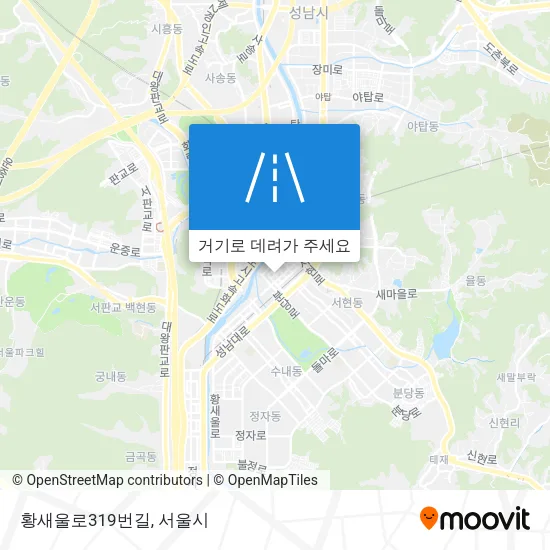 황새울로319번길 지도