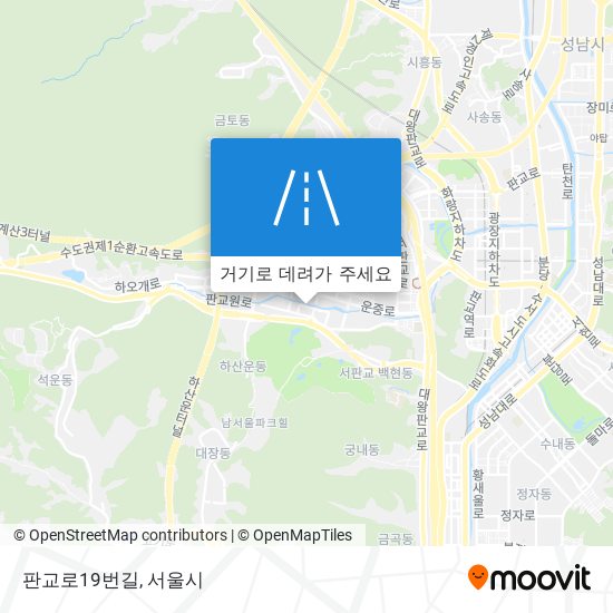 판교로19번길 지도