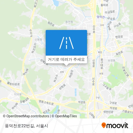 풍덕천로22번길 지도