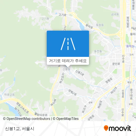 신봉1교 지도