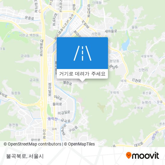 불곡북로 지도