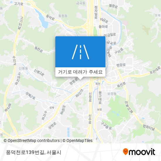 풍덕천로139번길 지도