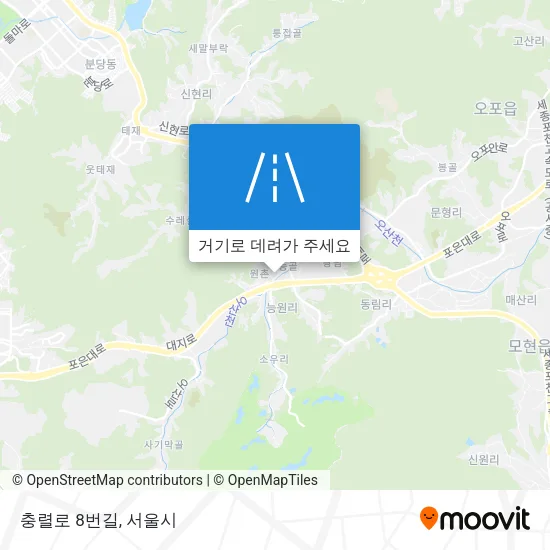 충렬로 8번길 지도