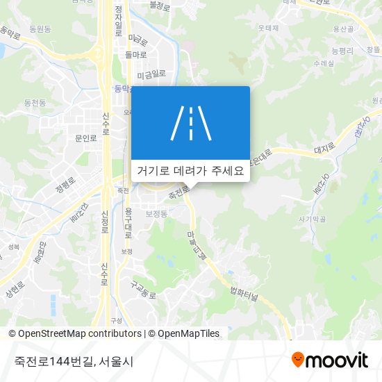 죽전로144번길 지도