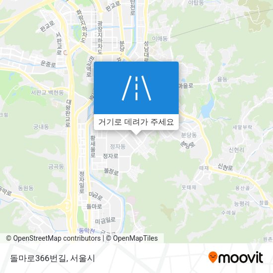돌마로366번길 지도