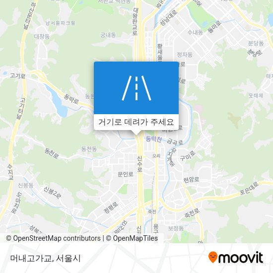 머내고가교 지도