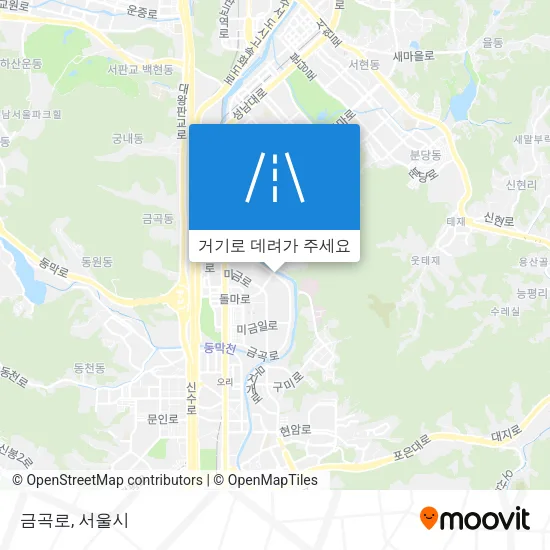 금곡로 지도