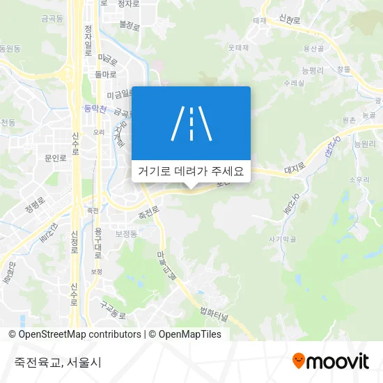 죽전육교 지도