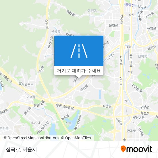 심곡로 지도