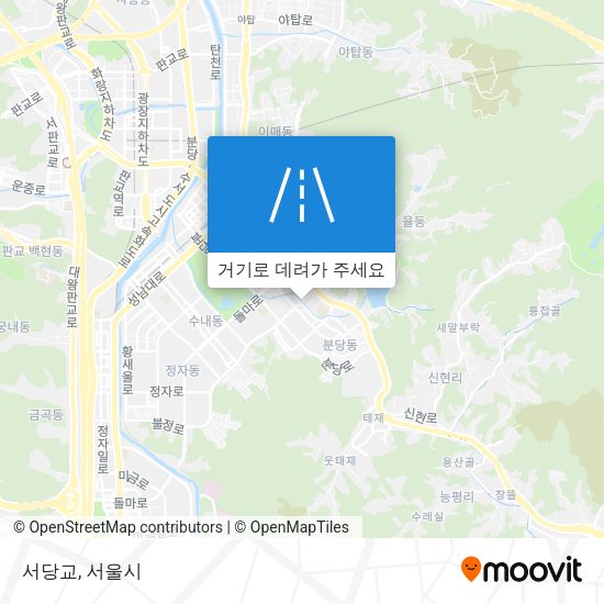 서당교 지도