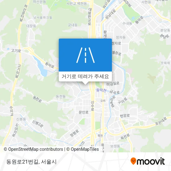 동원로21번길 지도