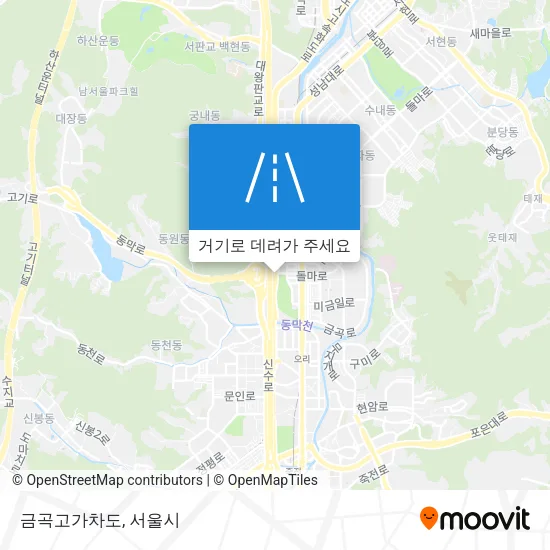 금곡고가차도 지도