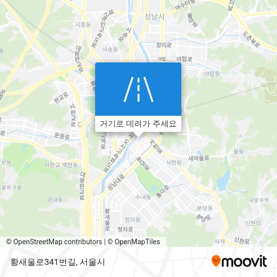 황새울로341번길 지도
