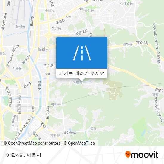 야탑4교 지도