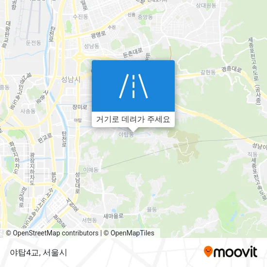 야탑4교 지도