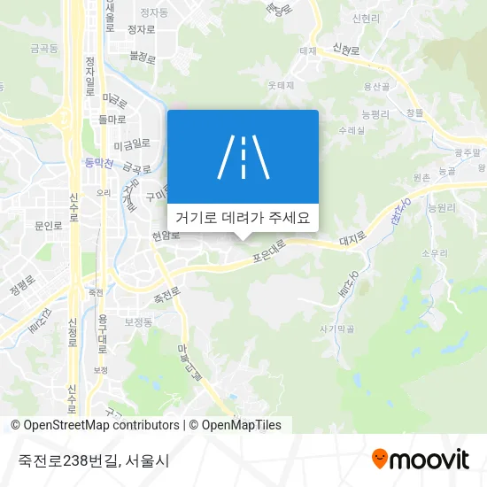 죽전로238번길 지도
