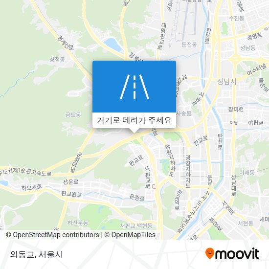 외동교 지도