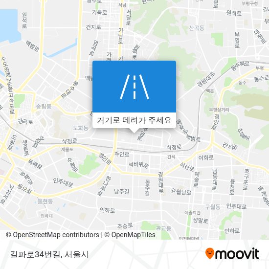 길파로34번길 지도