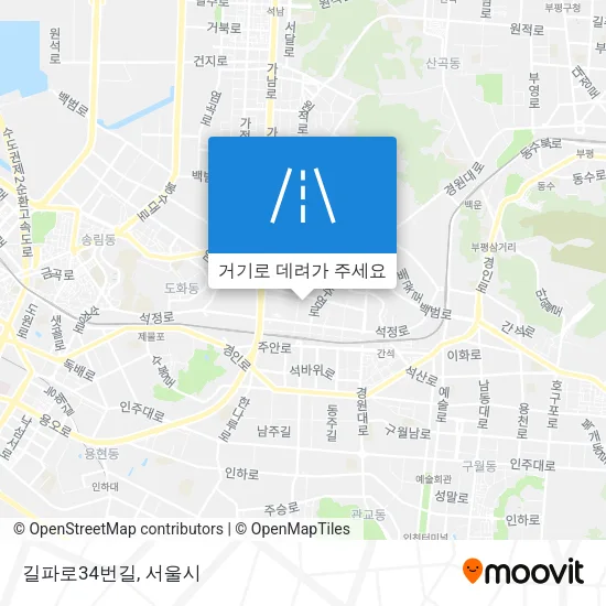길파로34번길 지도