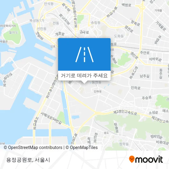 용정공원로 지도