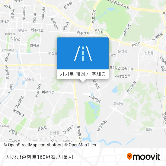 서창남순환로160번길 지도