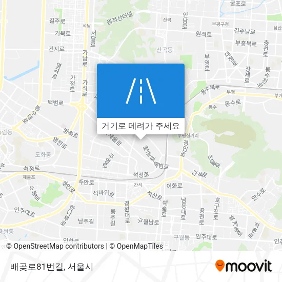 배곶로81번길 지도
