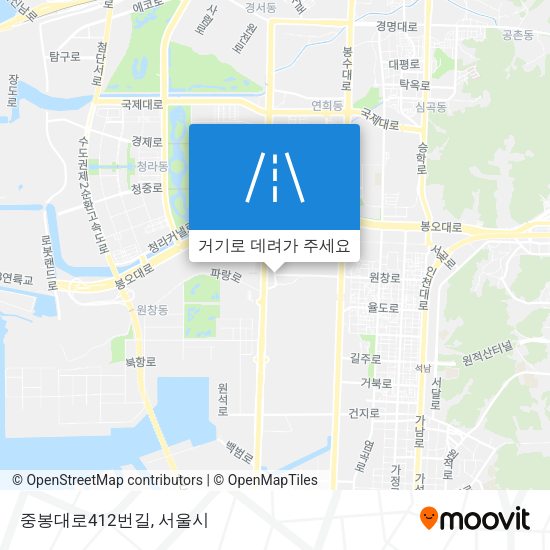 중봉대로412번길 지도