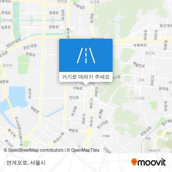 면개포로 지도