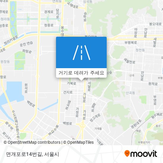 면개포로14번길 지도