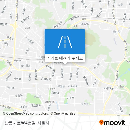 남동대로884번길 지도