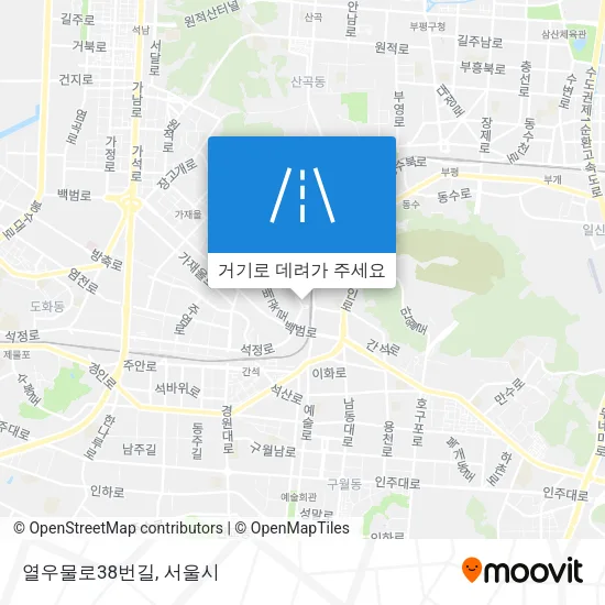 열우물로38번길 지도