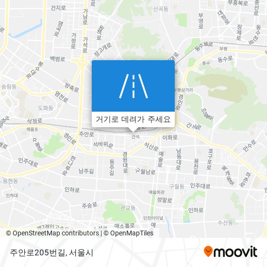 주안로205번길 지도