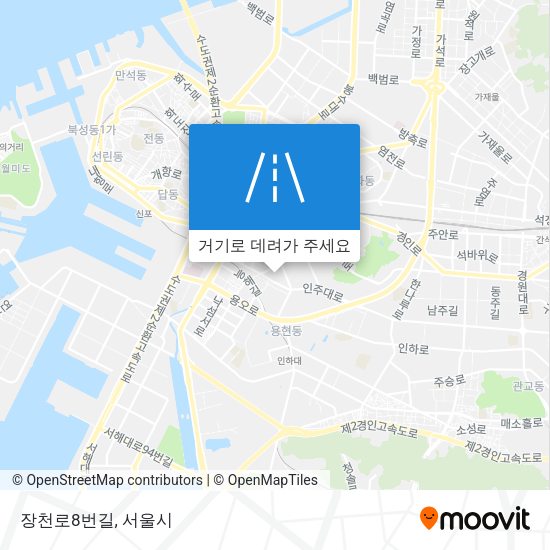장천로8번길 지도