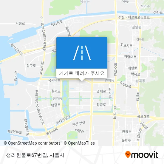 청라한울로67번길 지도