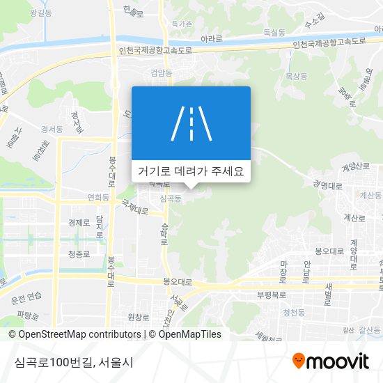 심곡로100번길 지도