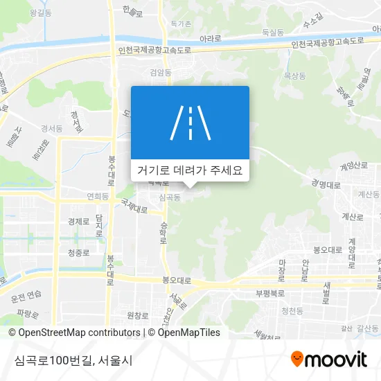 심곡로100번길 지도
